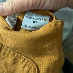 Carhartt bib overalls toddler 3t